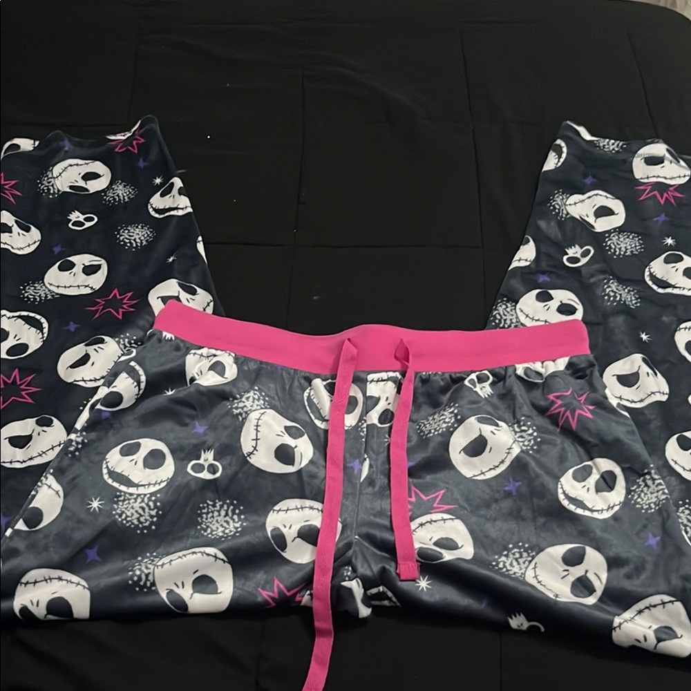 Jack Skellington Print Pajama Pants